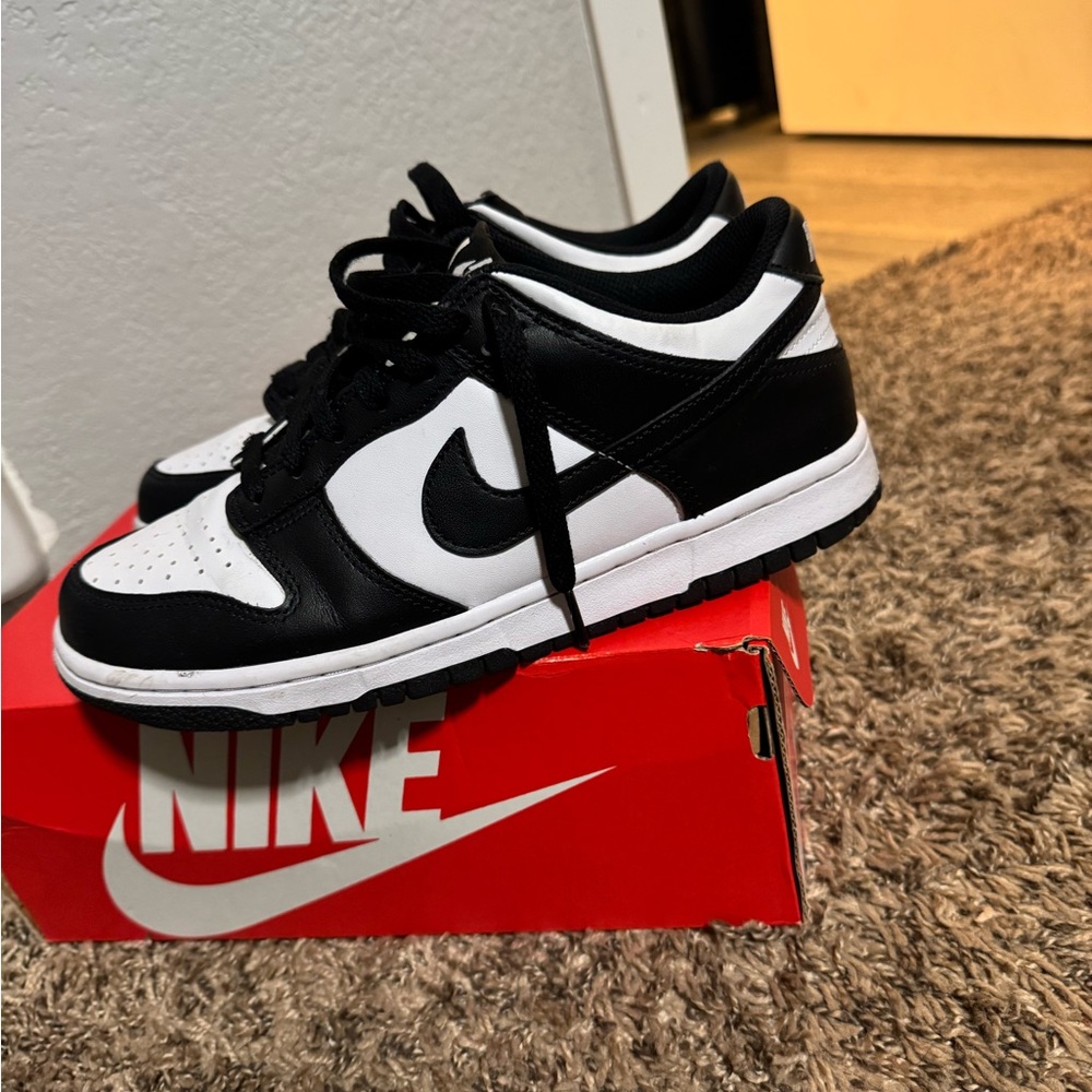 Nike Dunks Black and White Low-Tops